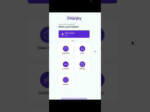 Logistics company admin demo poster